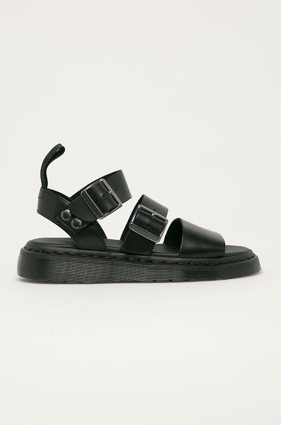 Dr. Martens - Sandały skórzane Gryphon pozostałe czarny DM15695001