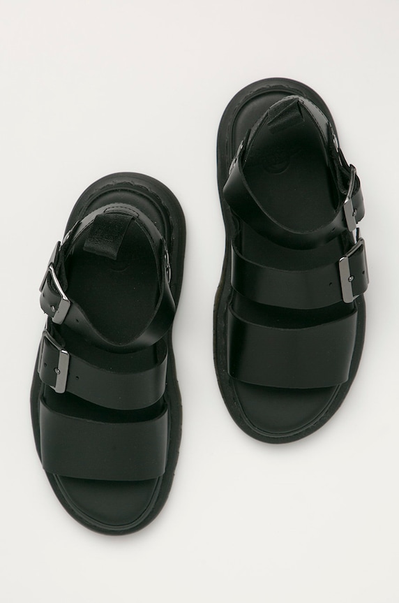 Dr. Martens - Sandały skórzane Gryphon czarny DM15695001