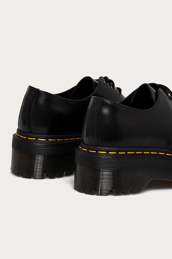 Cipők Dr. Martens bőr félcipő 1461 Quad DM25567001 fekete