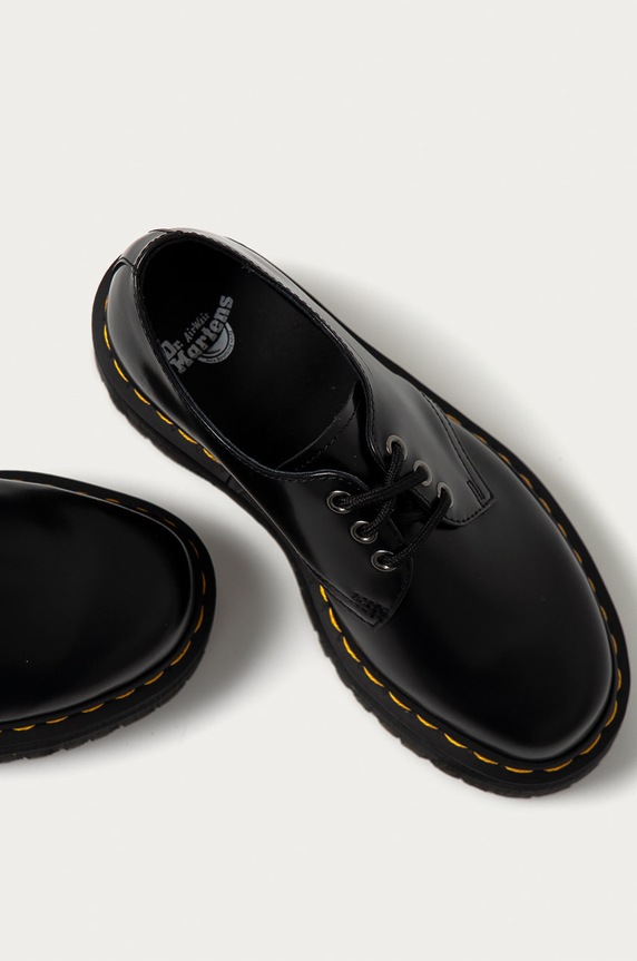 Dr. Martens bőr félcipő 1461 Quad fekete DM25567001