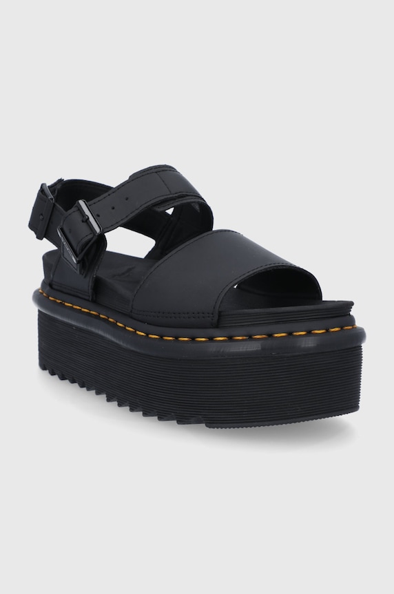 Dr. Martens sandale de piele Voss Quad DM26725001 negru SS22