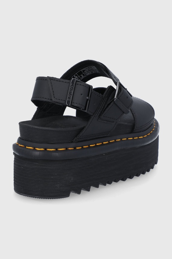 Încălțăminte Dr. Martens sandale de piele Voss Quad DM26725001 negru
