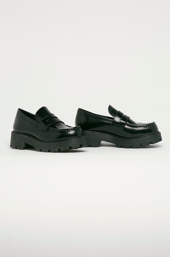Vagabond Shoemakers - Mokasyny skórzane Cosmo 2.0 5049.504.20 czarny AW22