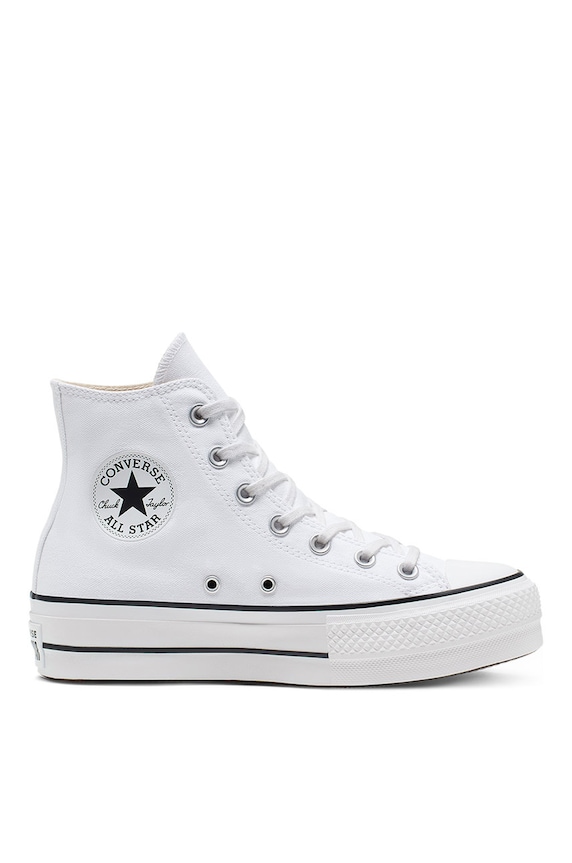 Πάνινα παπούτσια Converse φλατ λευκό 560846C