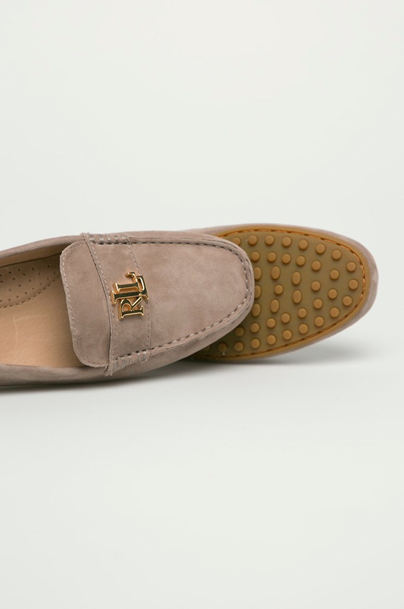 Lauren Ralph Lauren - Mokasyny zamszowe 802821629005 802821629005 beżowy