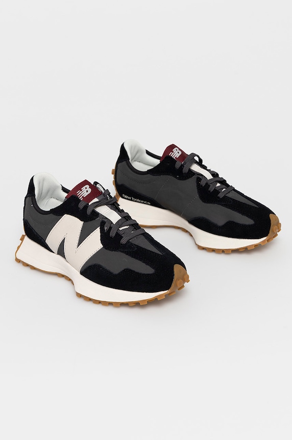 Semišové topánky New Balance WS327KC čierna SS26
