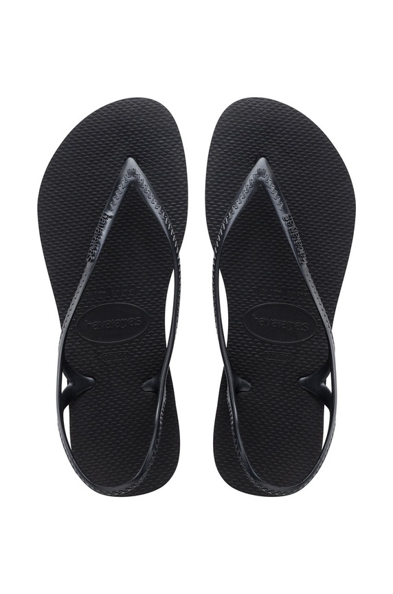 Σανδάλια Havaianas φλατ μαύρο 4145746.0090P