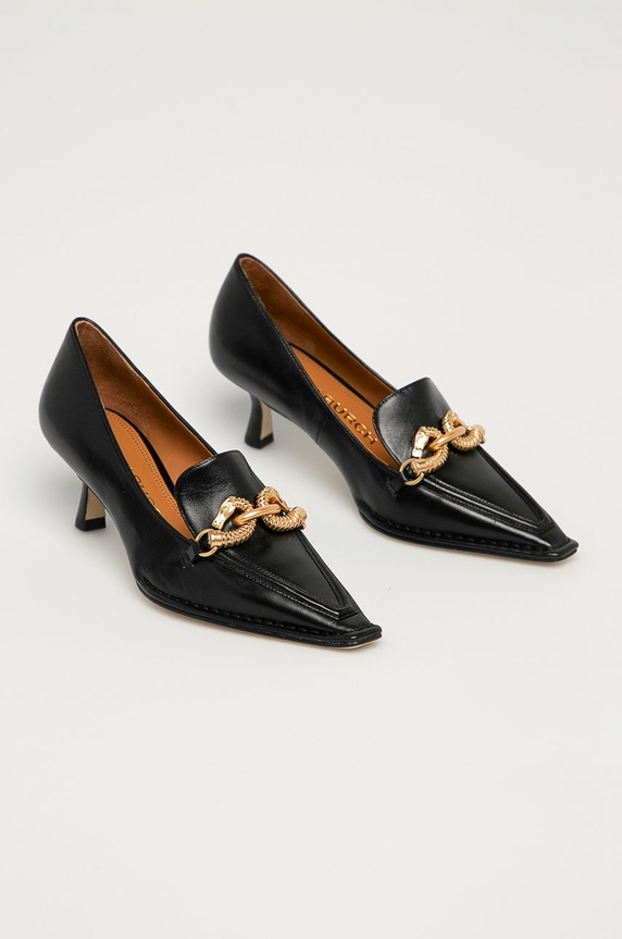 Tory Burch - Szpilki skórzane 82556.006 czarny SS21