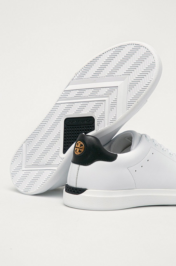 Παπούτσια Tory Burch - Δερμάτινα παπούτσια 73057.130 λευκό
