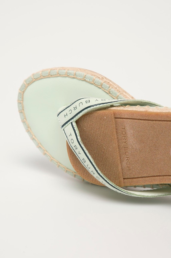 Cipők Tory Burch flip-flop 79995.400 zöld