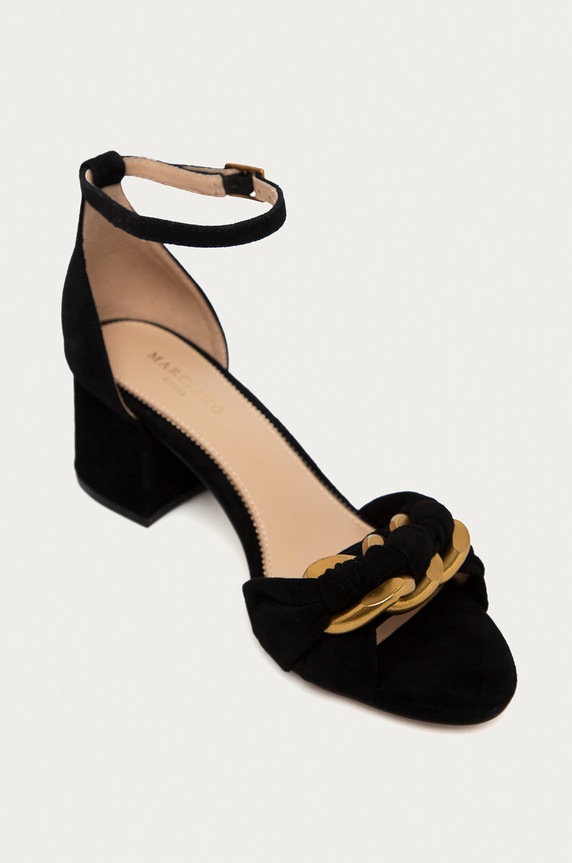 Obuv Semišové sandále Marciano by Guess 1GG9C2.9570Z čierna