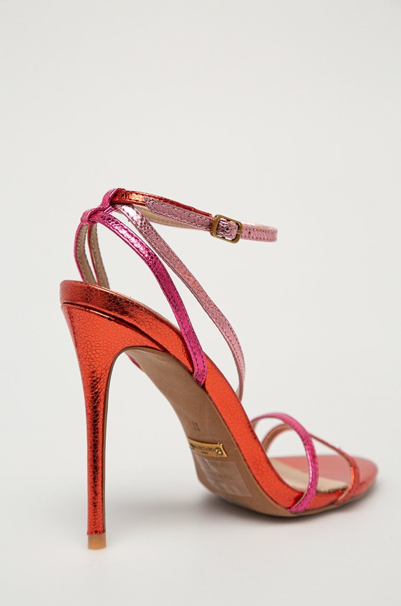 Marciano by Guess Sandały skórzane 1GG9D2.9566Z różowy SS21