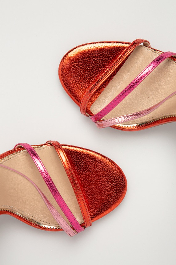 Marciano by Guess Sandały skórzane różowy 1GG9D2.9566Z