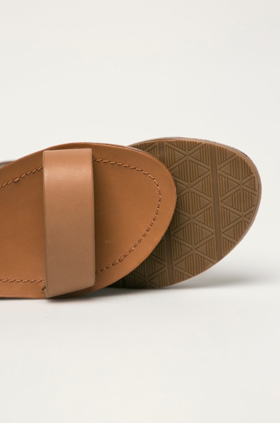 Aldo - Bőr szandál Kaderedia barna KEDAREDIA.200