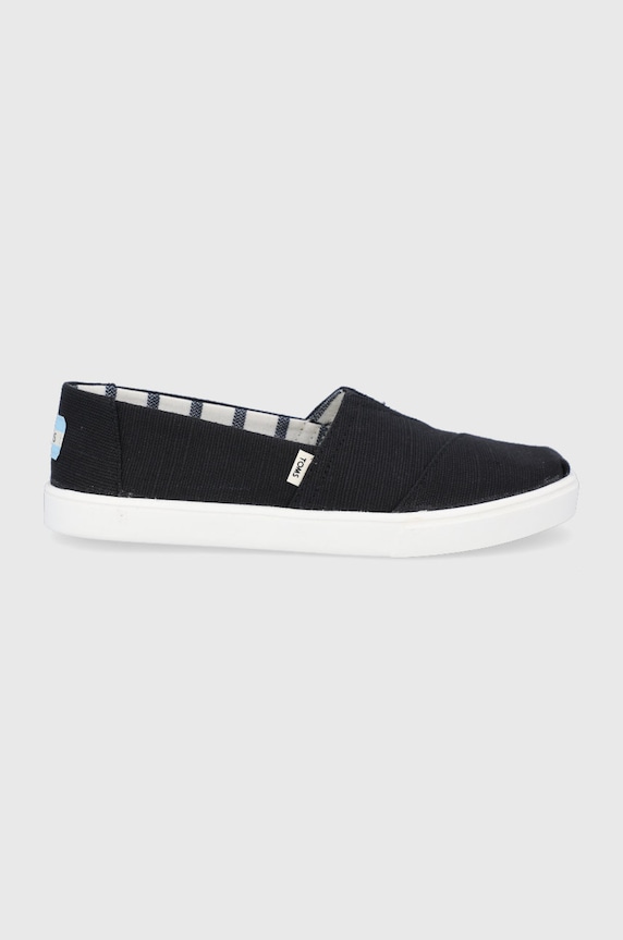 Toms espadrilles textil fekete 10013515