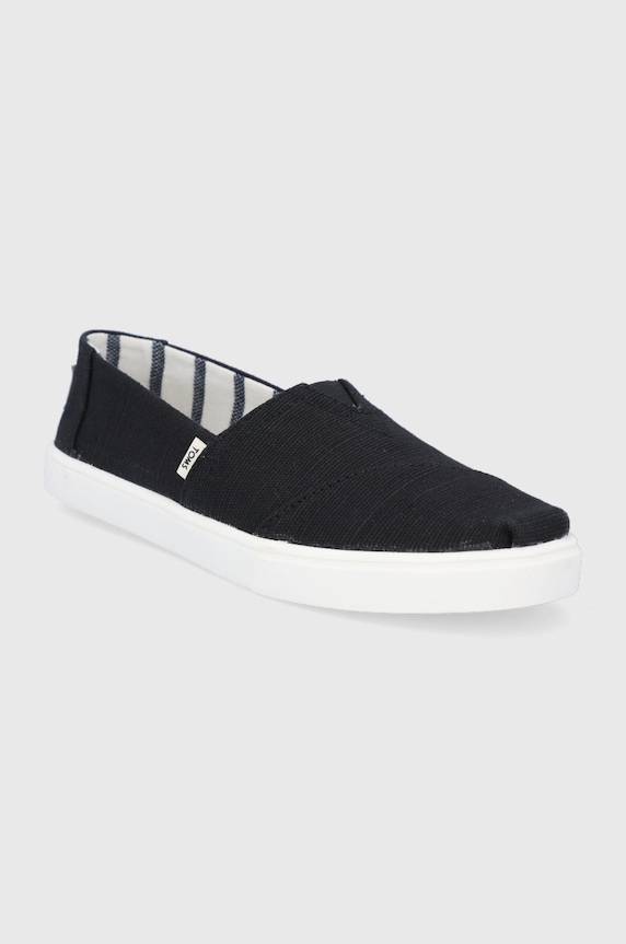 Toms espadrilles 10013515 fekete SS22