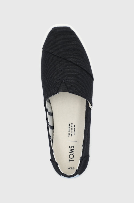 Toms espadrilles fekete 10013515