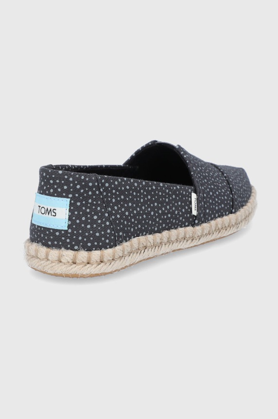Cipők Toms espadrilles Sunspots Crossweave 10016243 fekete