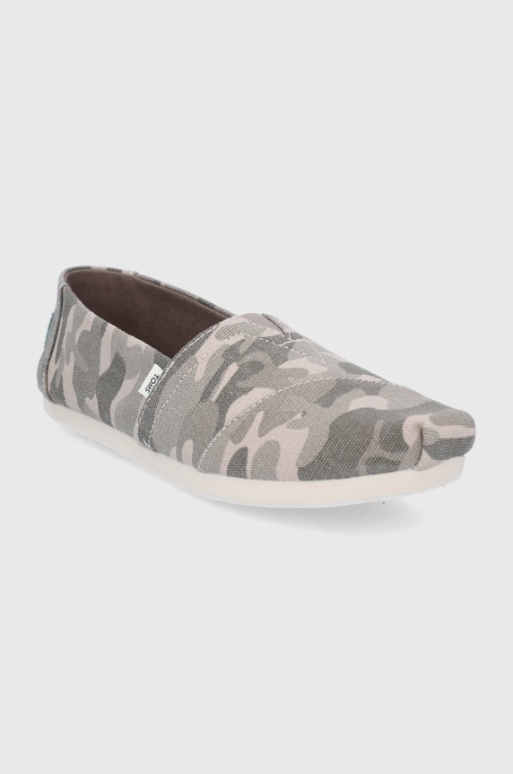 Espadrilky Toms Alpargata 10016101 sivá SS21