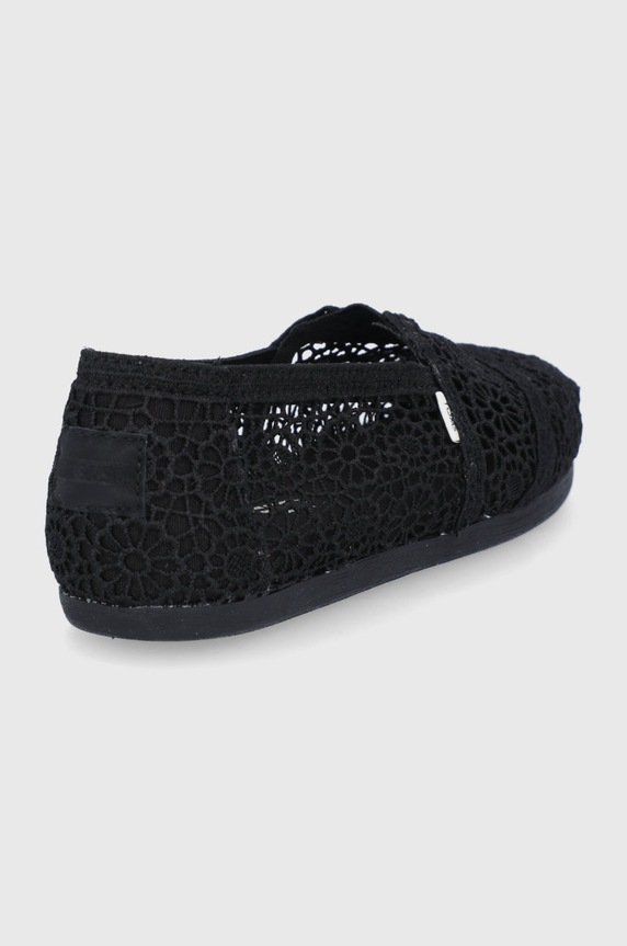 Obuwie Toms Espadryle Moroccan Crochet Alpargata 10016254 czarny