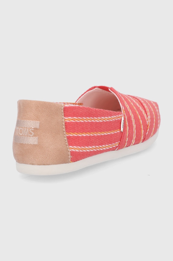 Obuwie Toms Espadryle Alpargata 10016235 czerwony