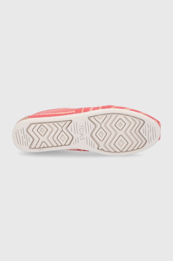 Toms Espadryle Alpargata 10016235 czerwony