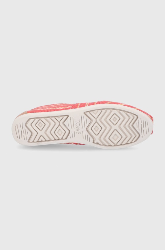 Toms Espadryle Alpargata 10016235 czerwony