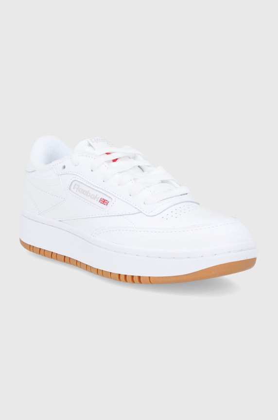 Δερμάτινα παπούτσια Reebok Classic CLUB C DOUBLE FV5658.100001198 λευκό SS24