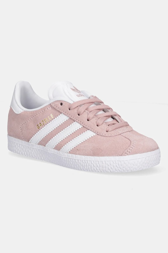 Dječje tenisice adidas OriginalsGazelle C imitacija zrnate kože roza BY9548