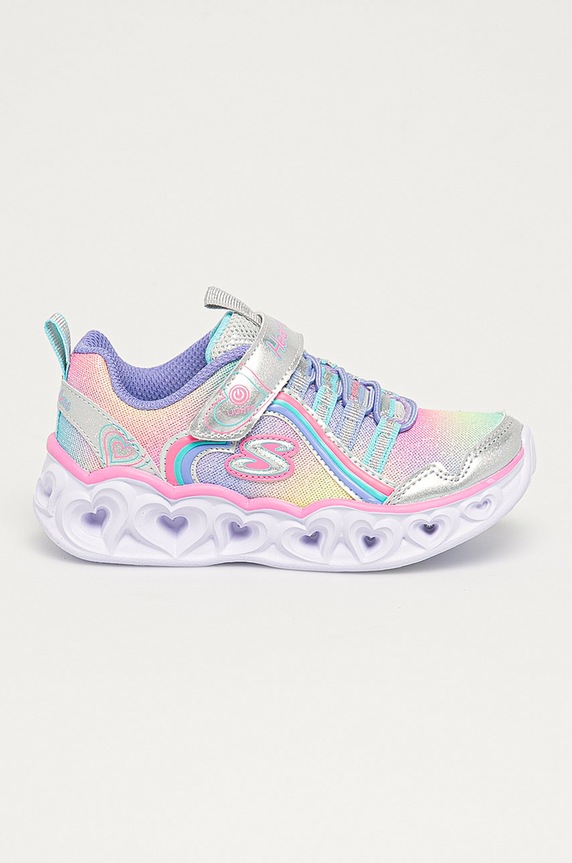 Skechers - Παιδικά παπούτσια απομίμηση λείου δέρματος πολύχρωμο 302308L