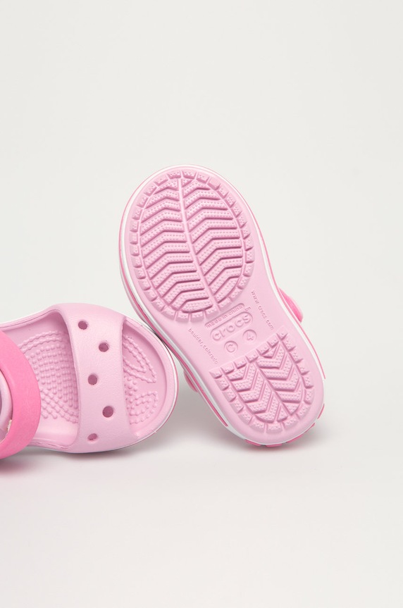 Crocs - Sandały dziecięce różowy CROCBAND.SAND.K.12856.G