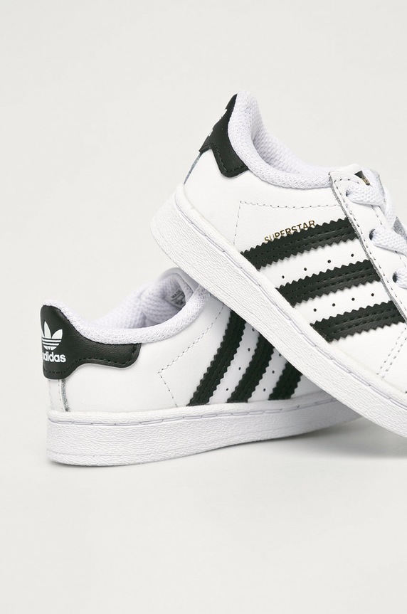 Chłopiec adidas Originals - Buty dziecięce Suerstar EL I FU7717 FU7717 biały