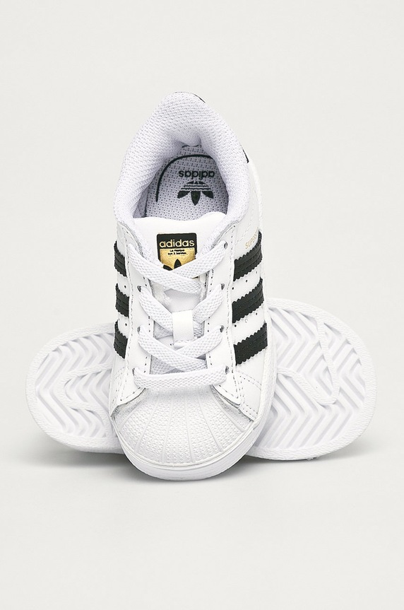 adidas Originals - Buty dziecięce Suerstar EL I FU7717 biały FU7717