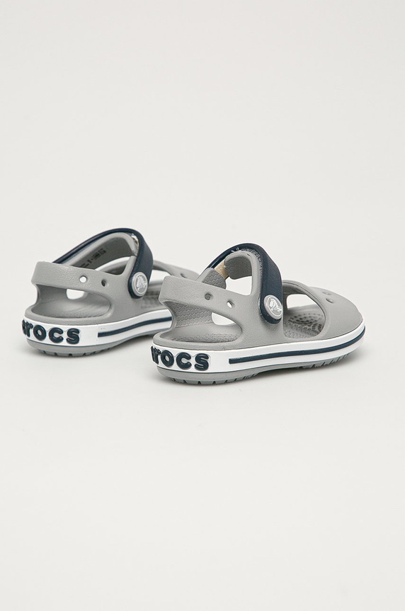 Chłopiec Crocs - Sandały dziecięce CROCBAND.SANDAL.K.12856 szary
