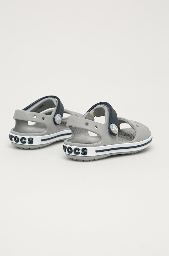 Chłopiec Crocs - Sandały dziecięce CROCBAND.SANDAL.K.12856 szary