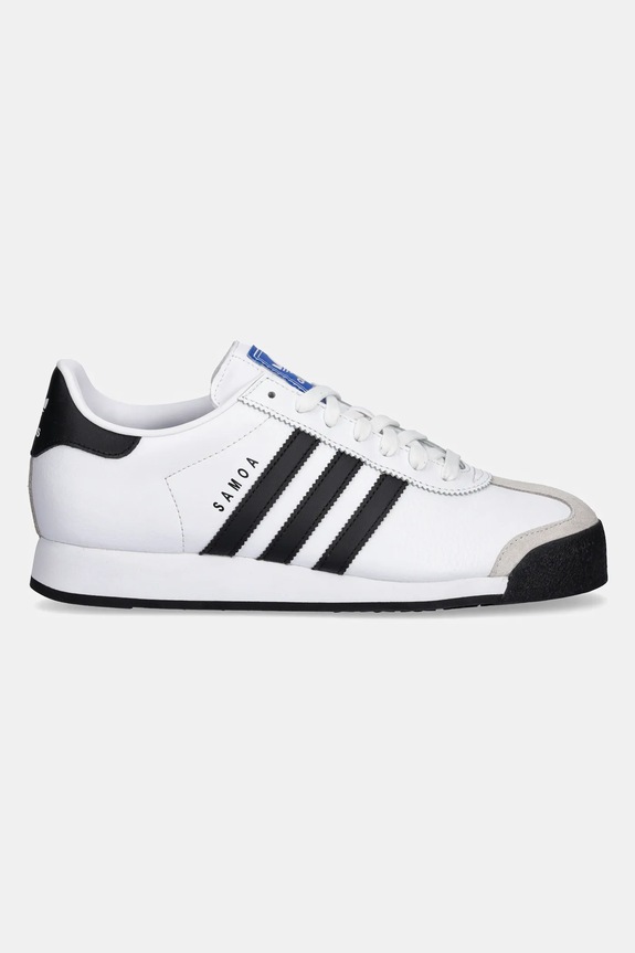 adidas Originals sneakersy skórzane Samoa 675033 biały SS26