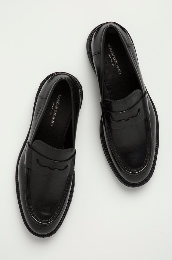 Vagabond Shoemakers - Mokasyny skórzane Alex M czarny 4466.201.20