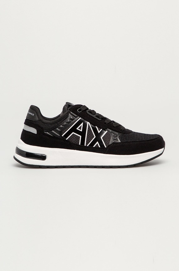 Armani Exchange – Buty imitacja skóry licowej czarny XUX090.XV276