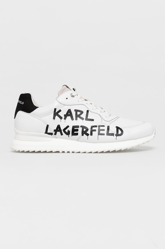 Karl Lagerfeld Buty skórzane KL52915.010 biały KL52915.010