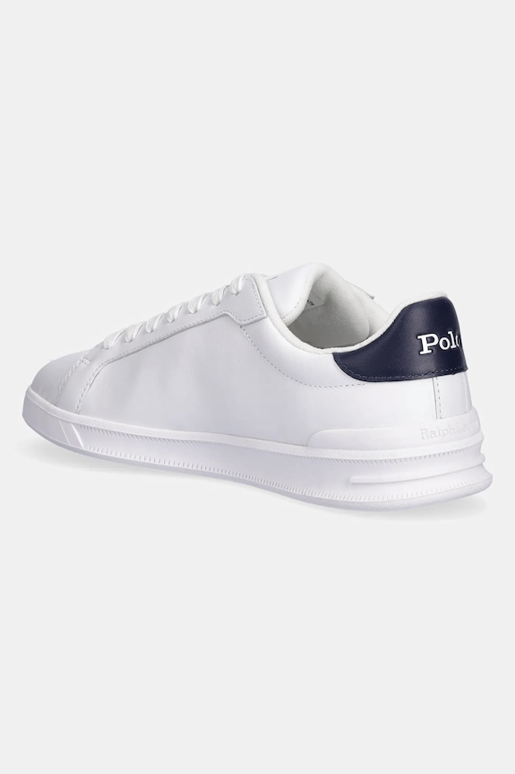 Cipők Polo Ralph Lauren bőr cipő Hrt Ct II 809829824003 fehér