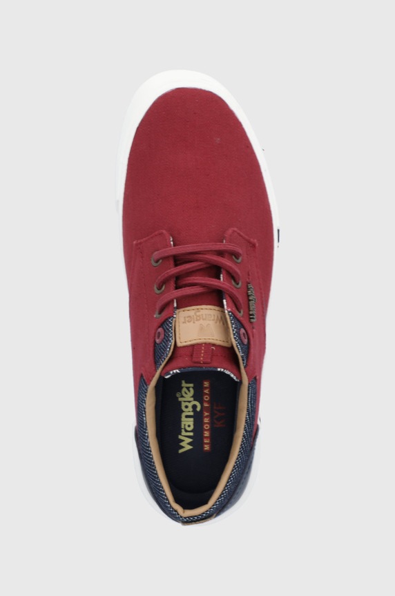 Wrangler Tenisówki bordowy WM11115A