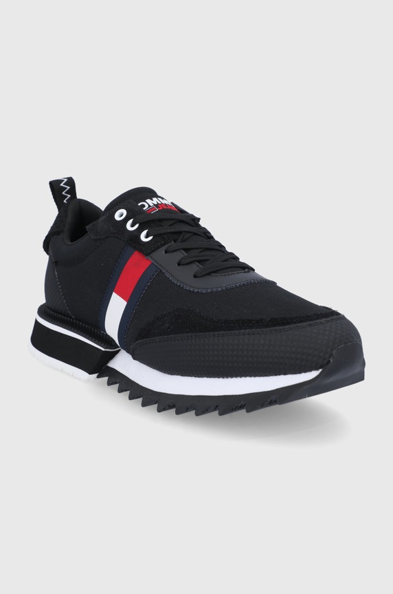 Topánky Tommy Jeans EM0EM00618.C87 čierna SS21