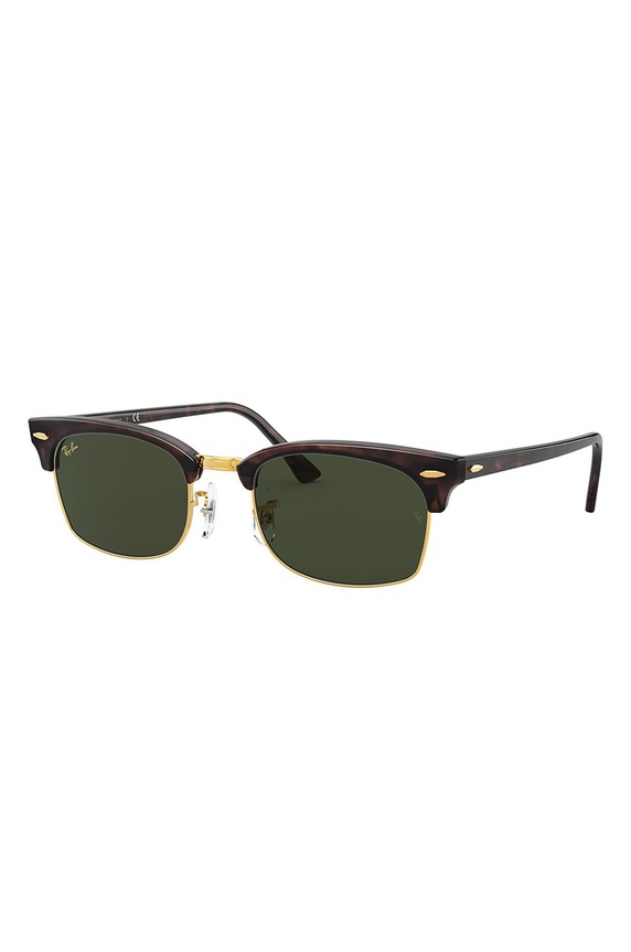 Ray-Ban napszemüveg CLUBMASTER SQUARE barna 0RB3916