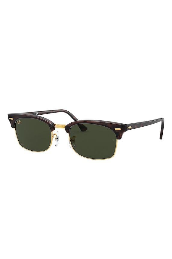 Ray-Ban napszemüveg CLUBMASTER SQUARE barna 0RB3916