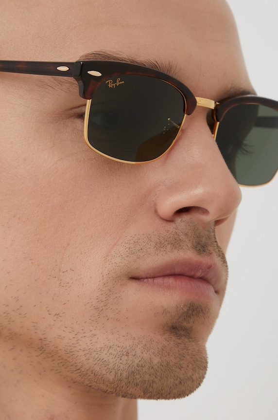 Ray-Ban napszemüveg CLUBMASTER SQUARE 0RB3916
