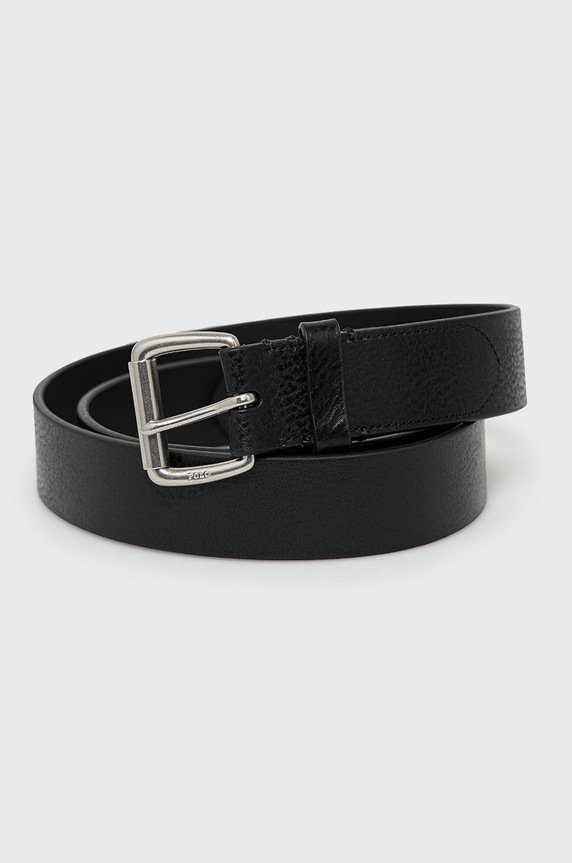 Polo Ralph Lauren Pasek skórzany 405826042001 czarny 405826042001