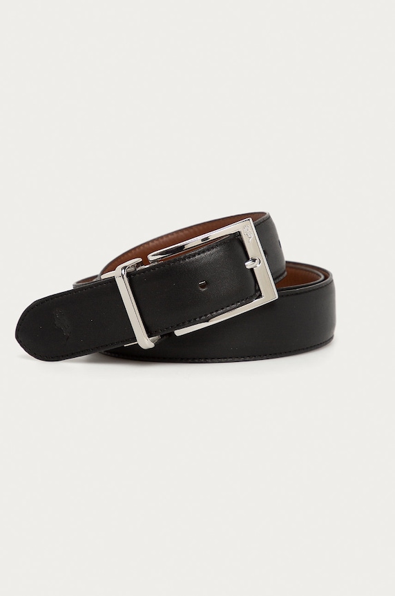 Polo Ralph Lauren - Δερμάτινη ζώνη μαύρο 405800535001