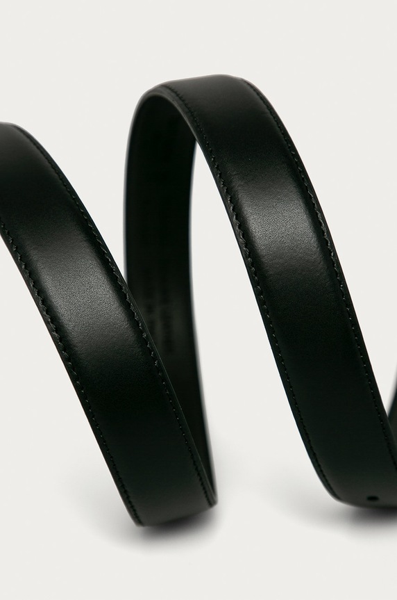 Trussardi Jeans - Pasek skórzany 71L00099.9Y099996 czarny AA00