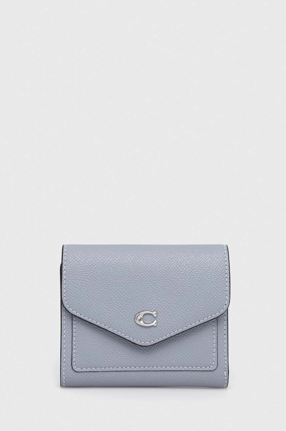 Coach portofel Wyn Small Wallet piele gri C2328