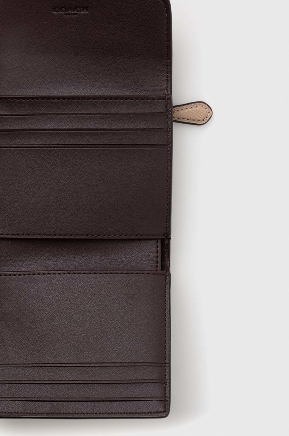 Akcesoria Coach portfel Wyn Small Wallet C2328 beżowy